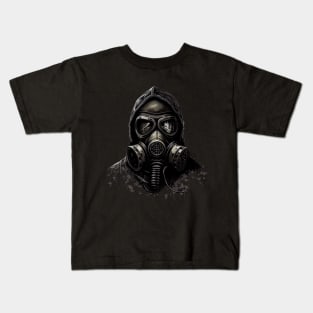 Gas Mask Survivor Kids T-Shirt